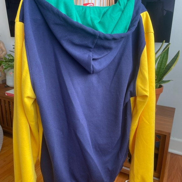 RARE Nike Navy and Yellow Embroidered Hoodie jacket - Picture 5 of 5